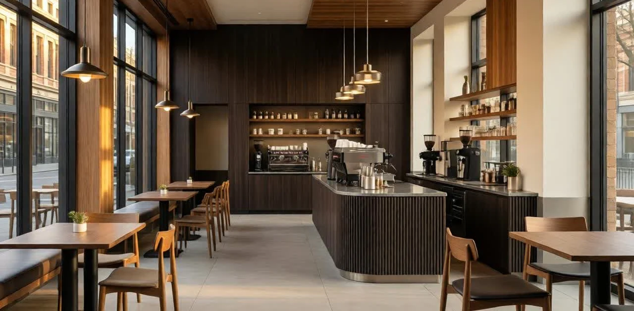 EMBER café interior in Sydney